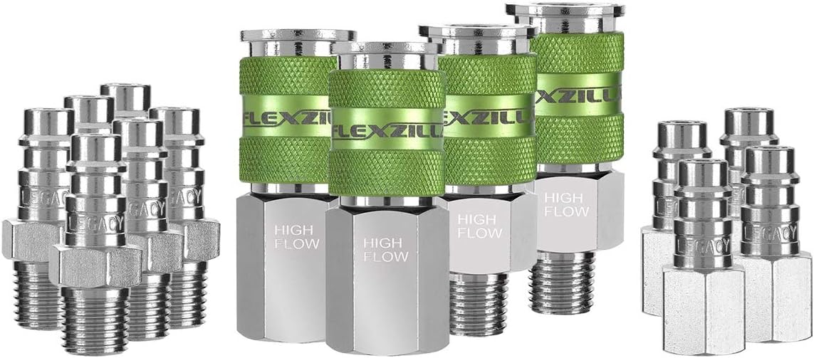 Flexzilla Pro High Flow Coupler & Plug Kit for Maximum Performance
