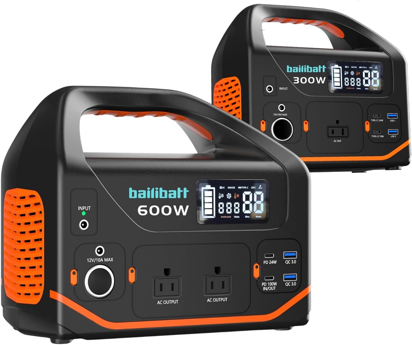 Portable Power Station Bundle - Reliable Backup Power