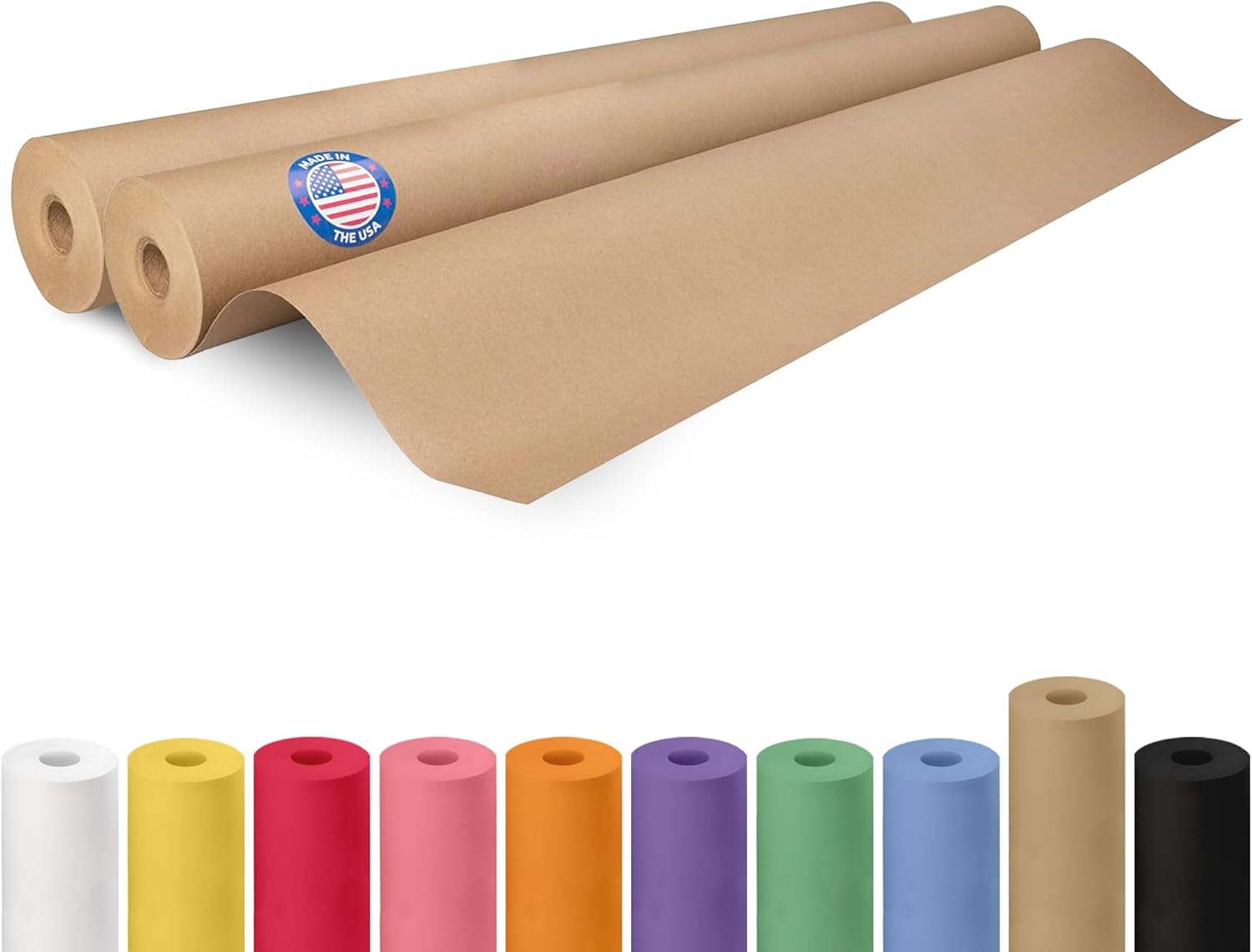 Brown Paper Roll 36in x 150ft by IDL Packaging for Crafts