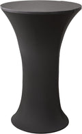 Black Spandex Highboy Tablecloth by Viiamacki - Elastic Perfect Fit!