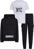 Boys 3-Piece Fleece Outfit Set Sizes 4-12 - Everyday Activewear