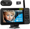 Wireless Baby Car Camera HD 1080P Backseat Monitor - Clear Night