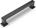 Amerdeco Oil Rubbed Bronze Cabinet Pulls 6.3 in Hole Centers - 10 Pack