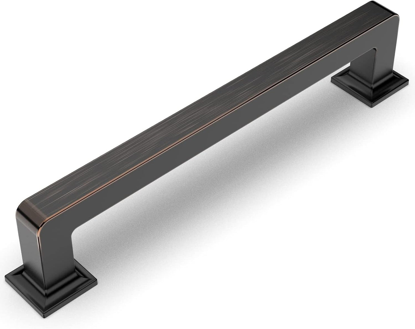 Amerdeco 10 Pack Oil Rubbed Bronze Cabinet Pulls for Kitchen