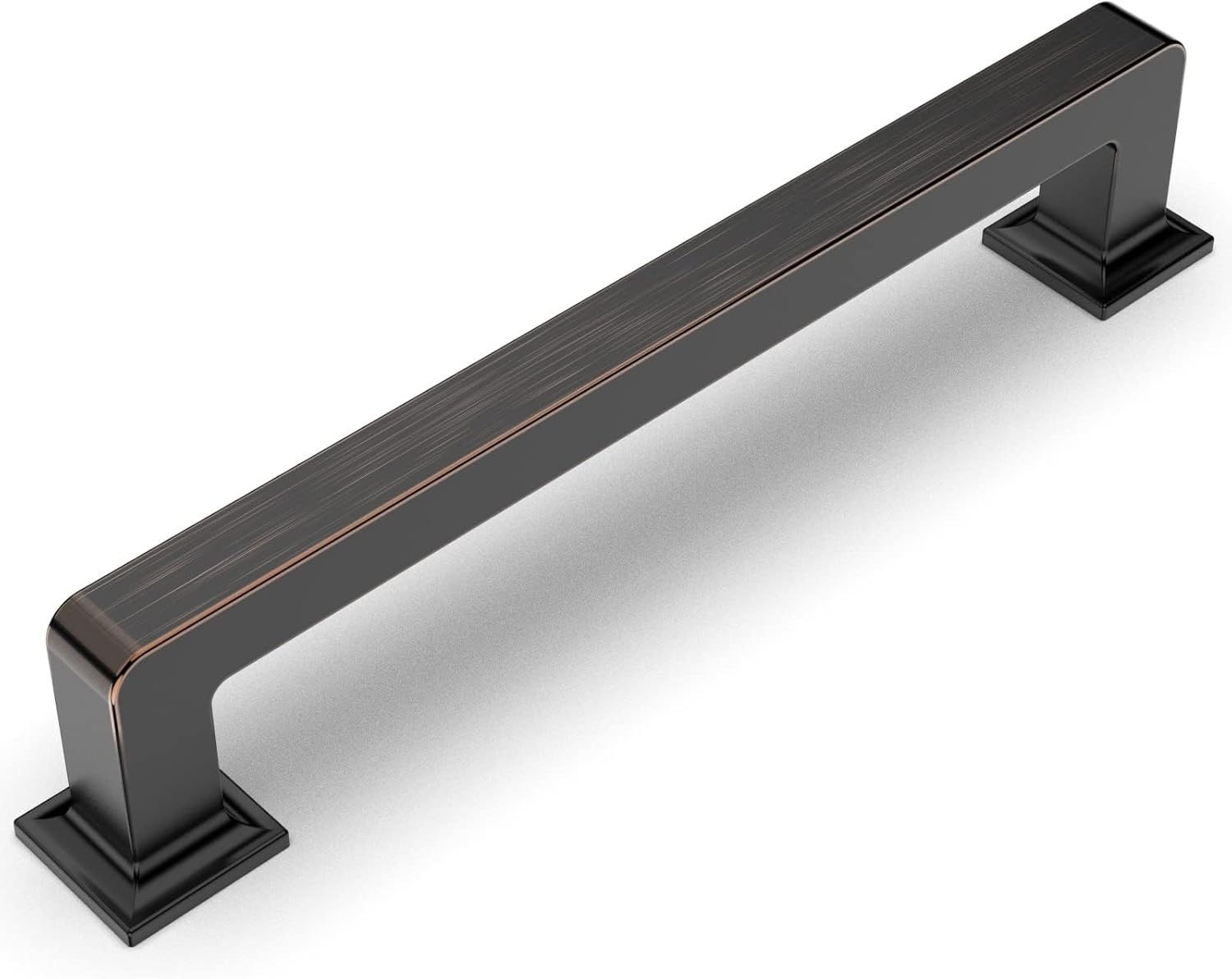 Amerdeco 10 Pack Oil Rubbed Bronze Cabinet Pulls for Kitchen