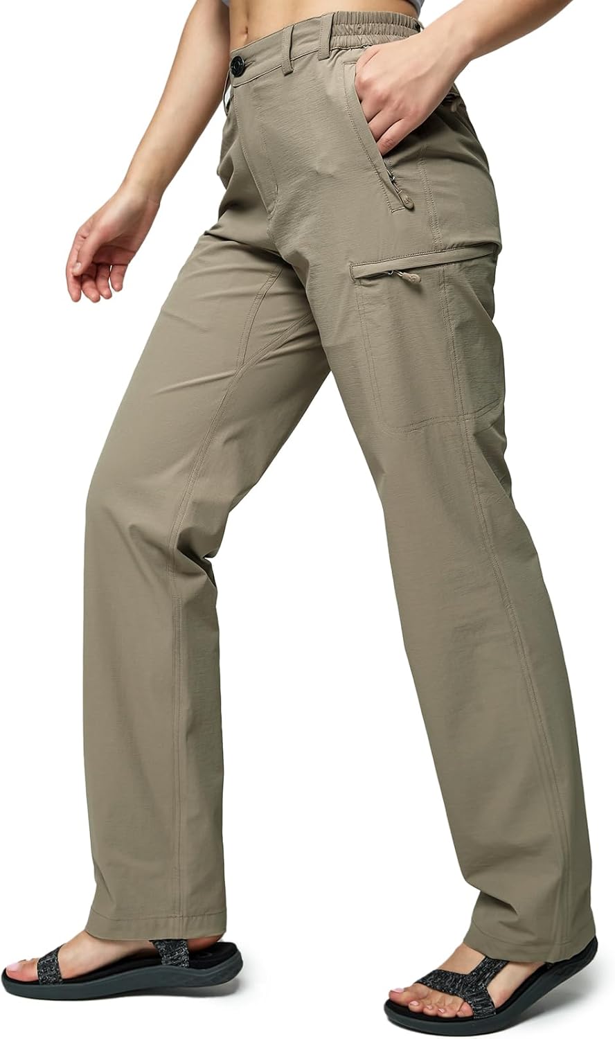 MIER Women's Quick Dry Cargo Pants for Hiking and Outdoor Use