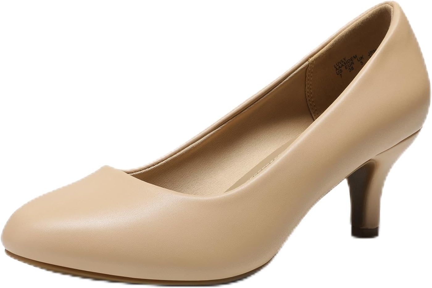 DREAM PAIRS Women's Comfortable Low Heel Pump Shoes for All Occasions