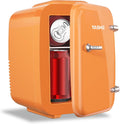 YASHE Mini Fridge 4L Skincare and Beverage Cooler - Compact 6-Can