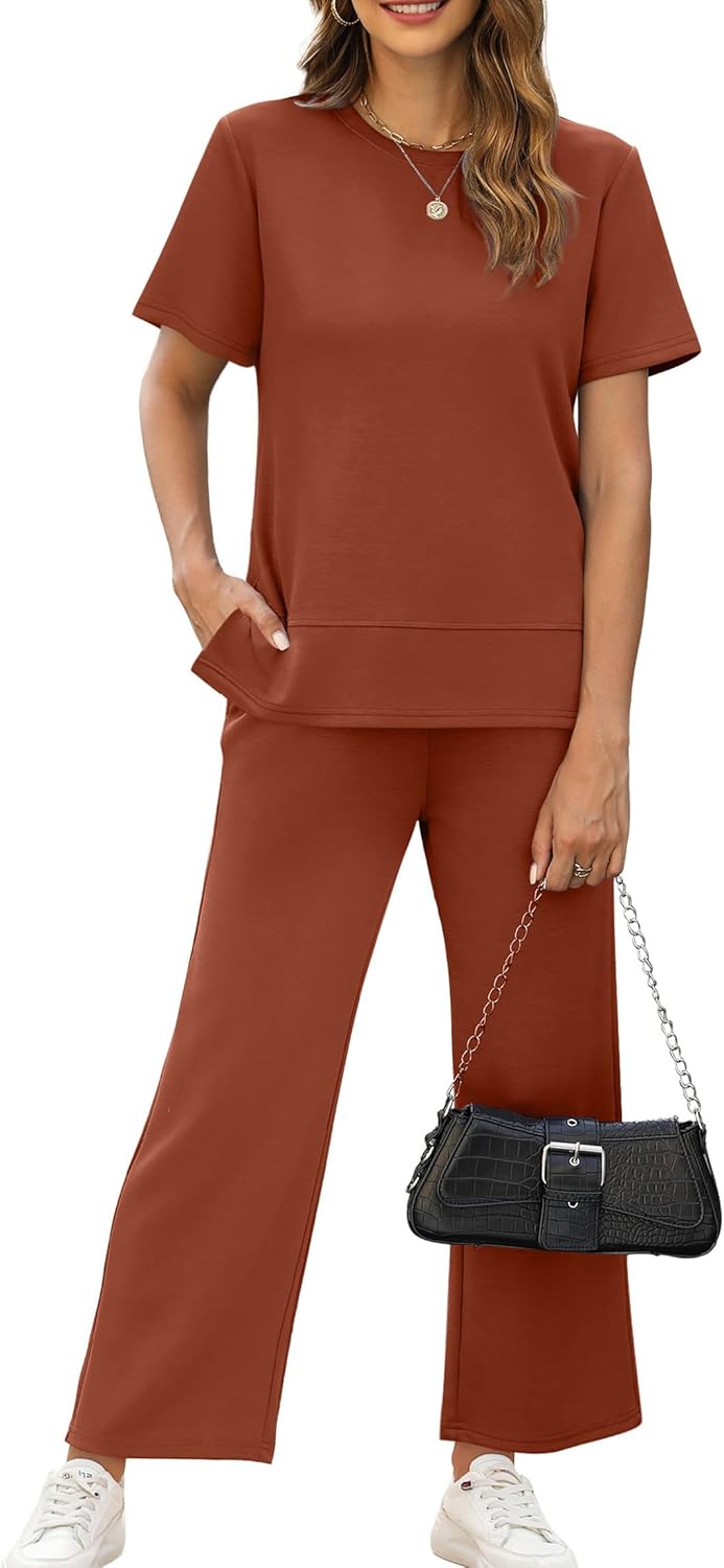 XIEERDUO Women's 2 Piece Lounge Set for Comfy Travel Style