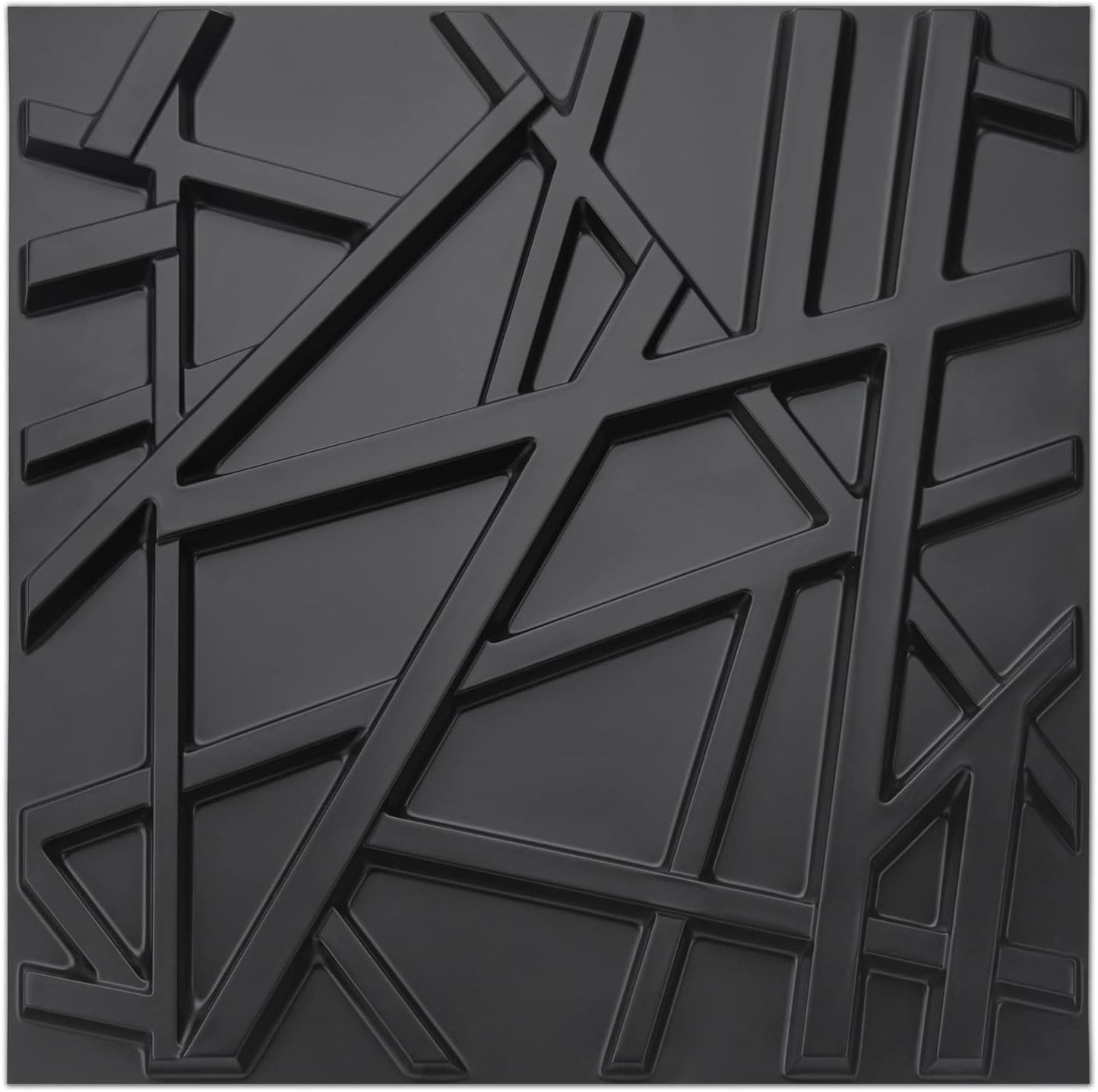 Art3d Wall Panel Stripes in Black - Stylish 12 Pack for Home