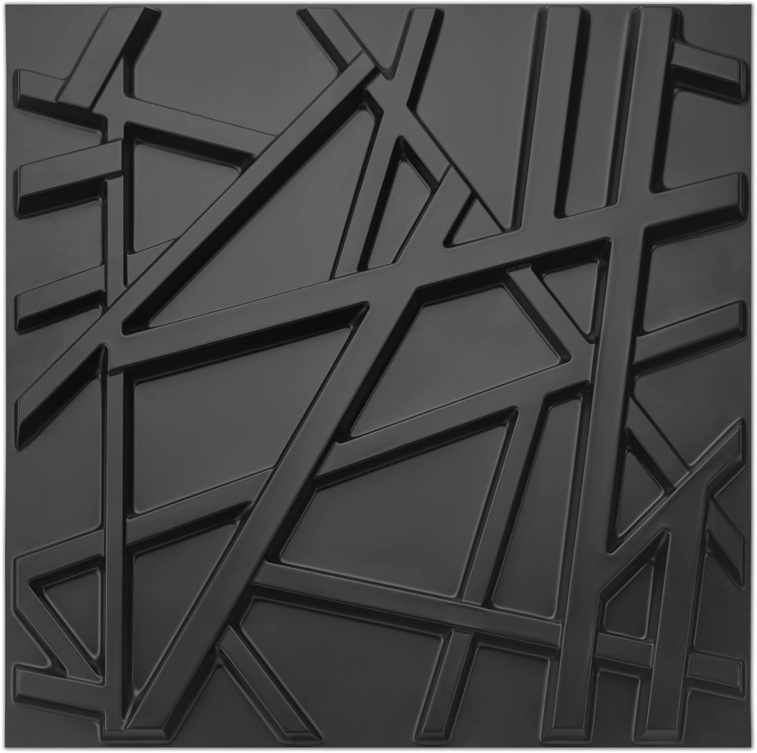 Art3d Wall Panel Stripes in Black - Stylish 12 Pack for Home