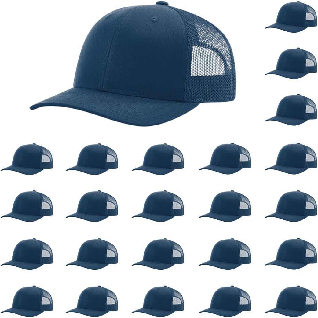 Richardson 112 Classic Six-Panel Adjustable Snapback Trucker Cap