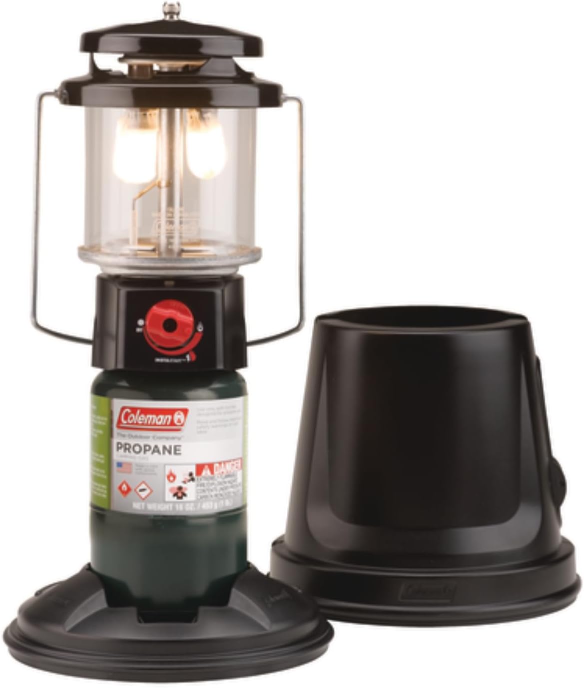 Coleman QuickPack Deluxe Gas Lantern: 1000 Lumens for Camping