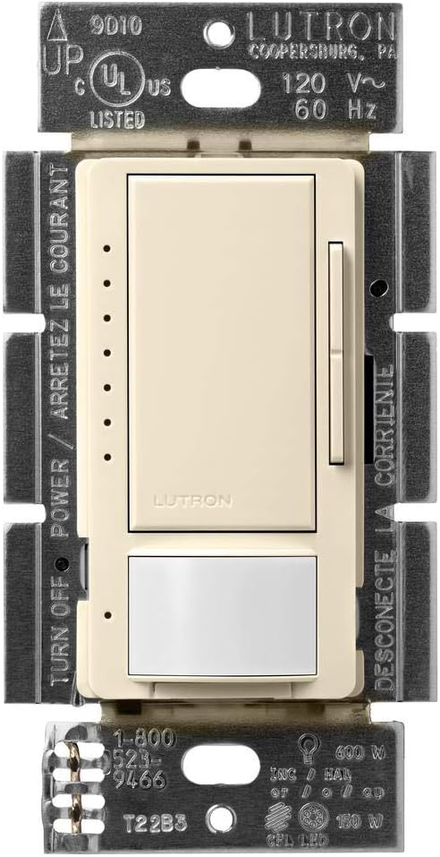 Lutron Maestro Motion Sensor Dimmer Switch for Home Use