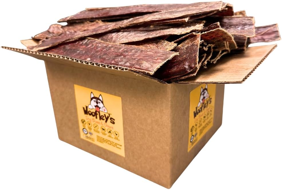 Woofley's 10-12 Inch Esophagus Jerky for Dogs - Safe Chews
