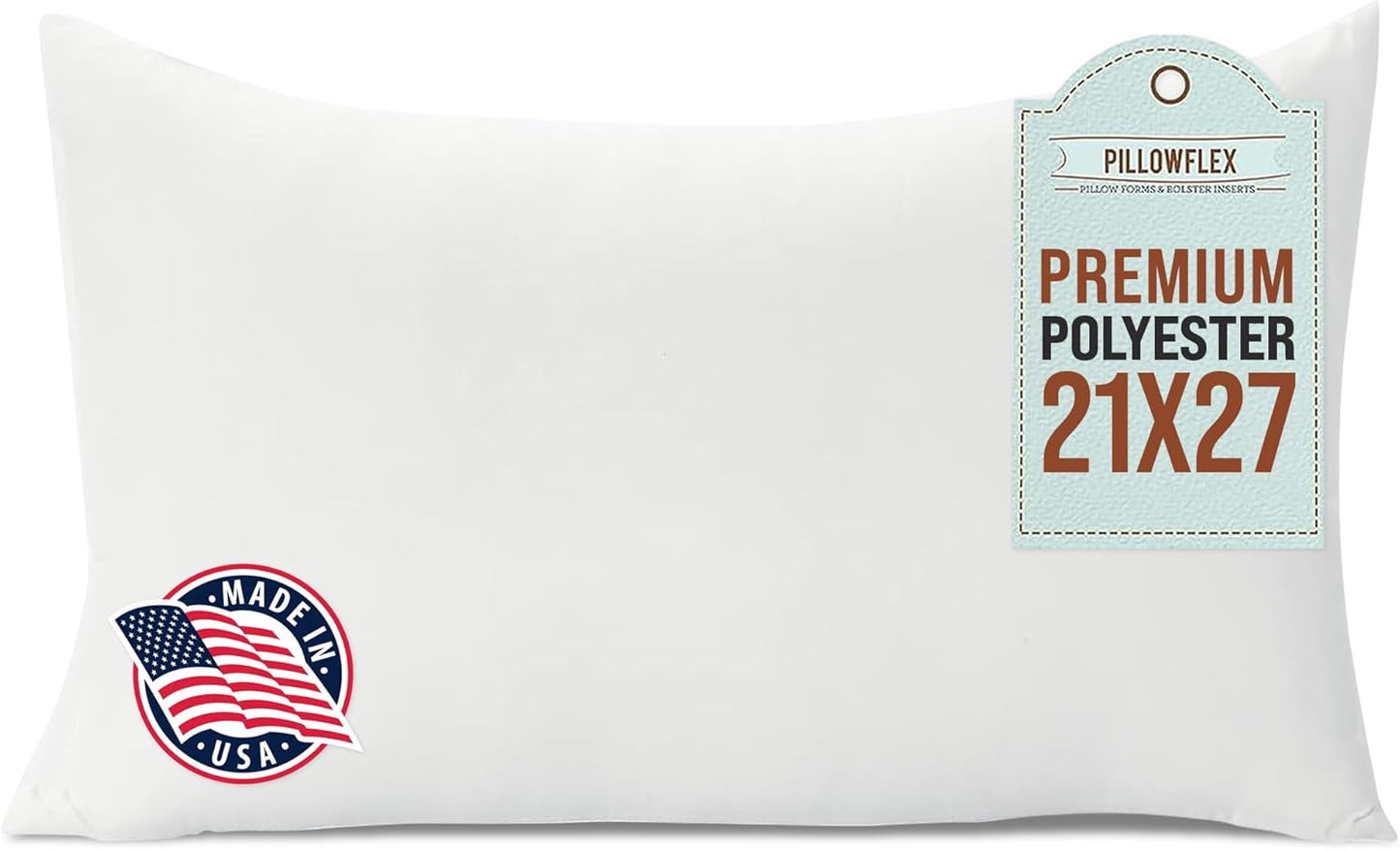 Pillowflex Premium Polyester Throw Pillow Insert for Comfort