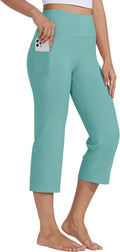 Women's Yoga Capris High Waist 21in Crop - Straight Fit Comfort