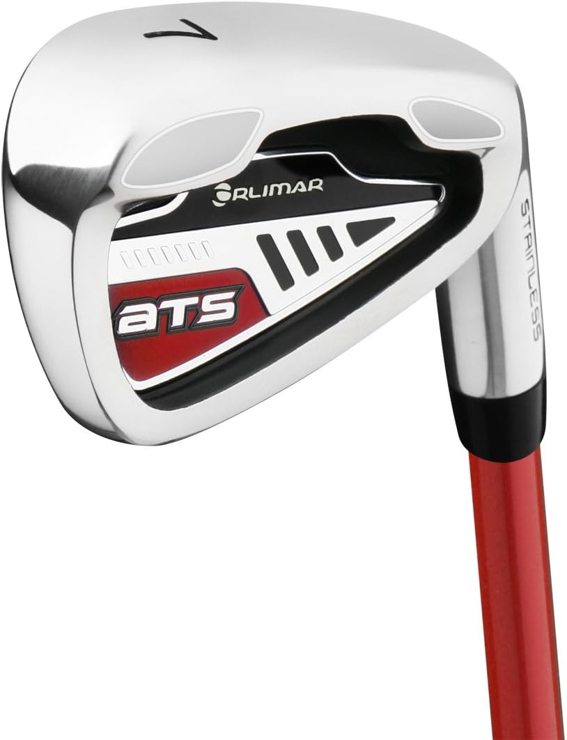 Orlimar ATS Junior Boys' Red/Black Series Golf Clubs for Ages 9-12