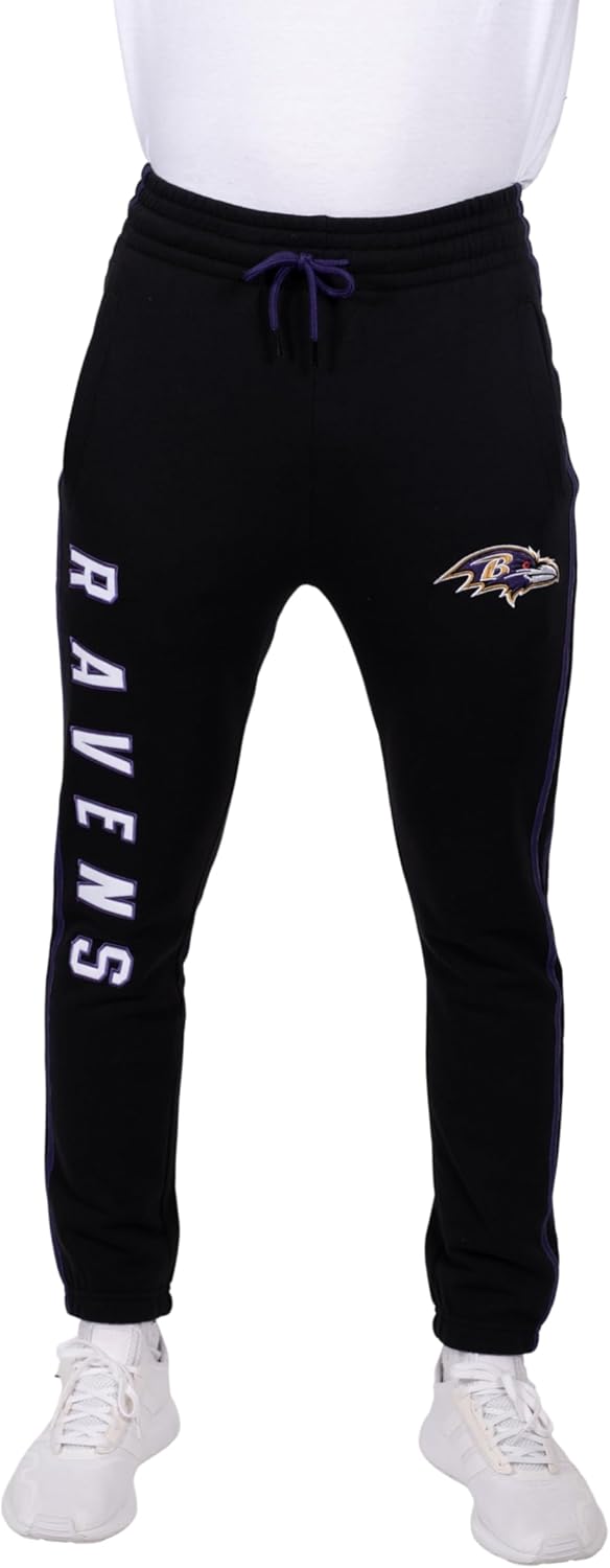 Ultra Game NFL Official Active Super Soft Fleece Jogger Pants