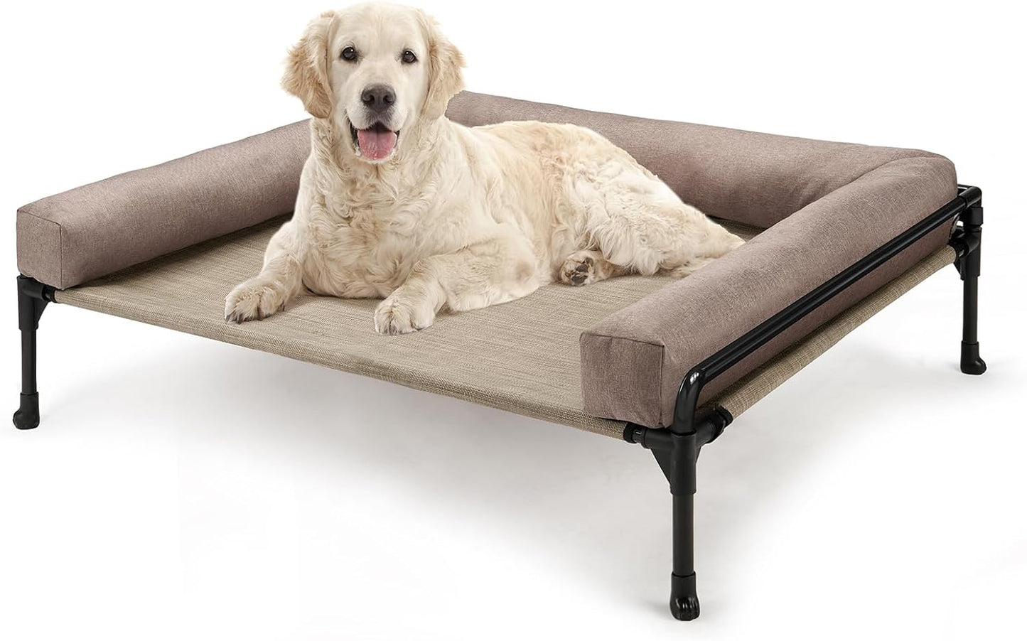 Veehoo Elevated Raised Dog Bed for Large Dogs - Cooling Cot