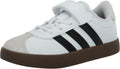 adidas Unisex-Child Vl Court 3.0 Elastic Lace & Strap Sneaker - Easy