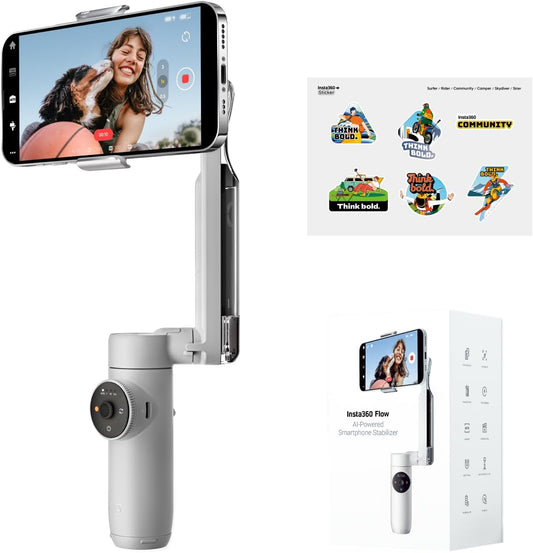Insta360 Flow Gimbal Stabilizer - 3-Axis Stabilization & Tripod