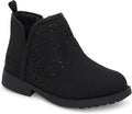 Toddler Estell Fashion Boot - Zip-Up Ankle Boot with Glitter Cutouts