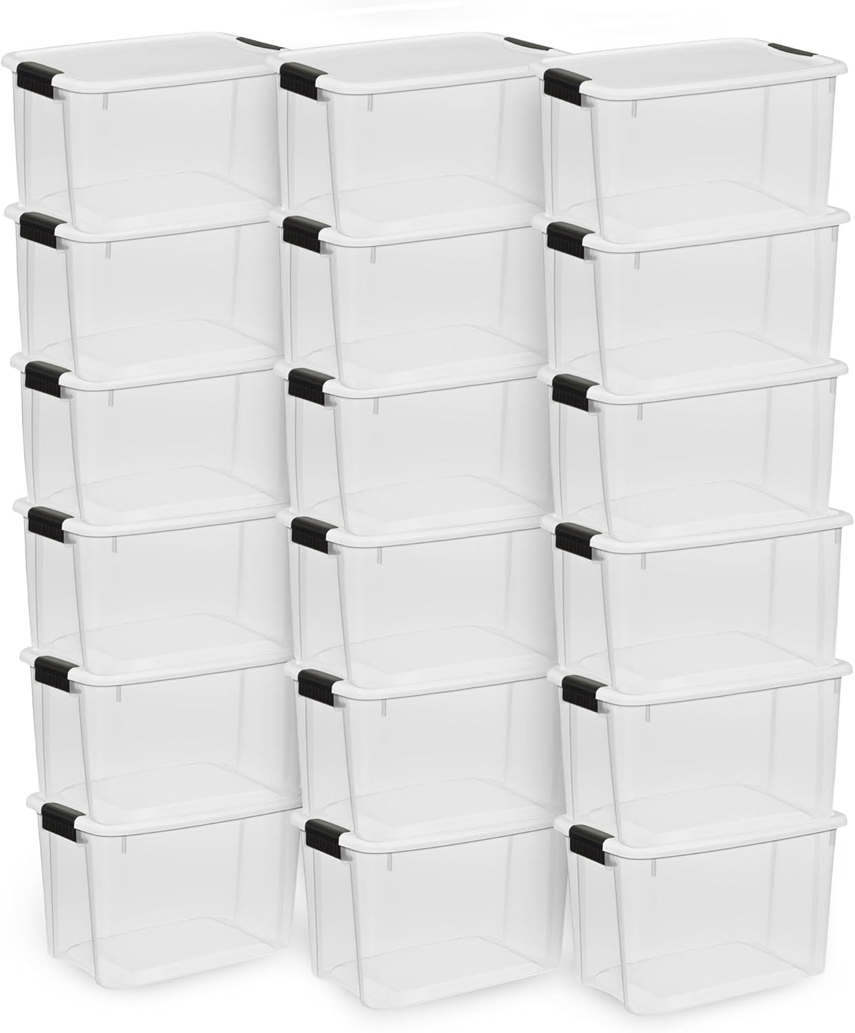 Sterilite 18-Pack Ultra Latching Box for Heavy-Duty Storage