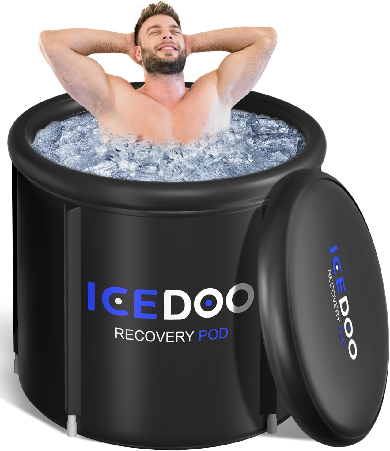 Portable Inflatable Ice Bath Tub for Athletes - 119 Gal Cold Plunge