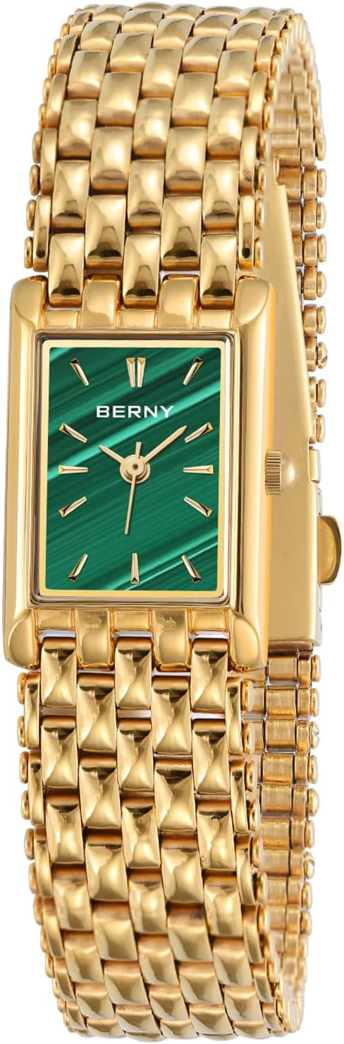 Luxury Gold Watches for Women by BERNY - Elegant Quartz Timepiece