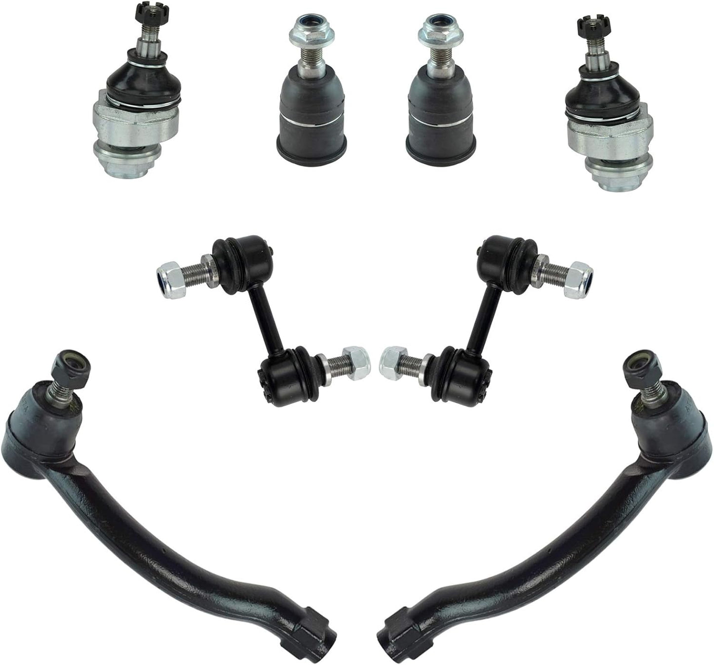 TRQ Front Steering & Suspension Kit for 2007-2008 Acura TL