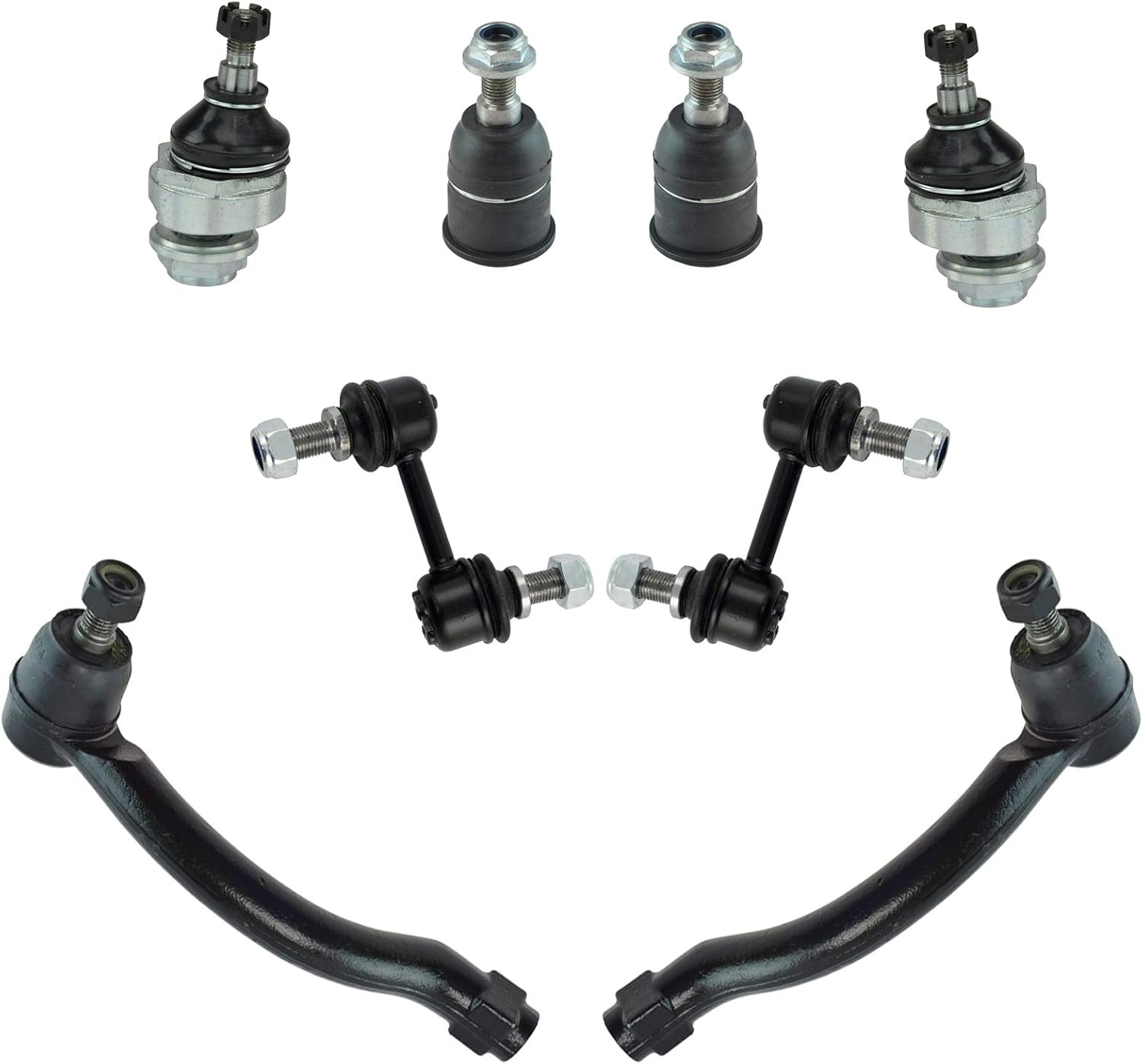 TRQ Front Steering & Suspension Kit for 2007-2008 Acura TL