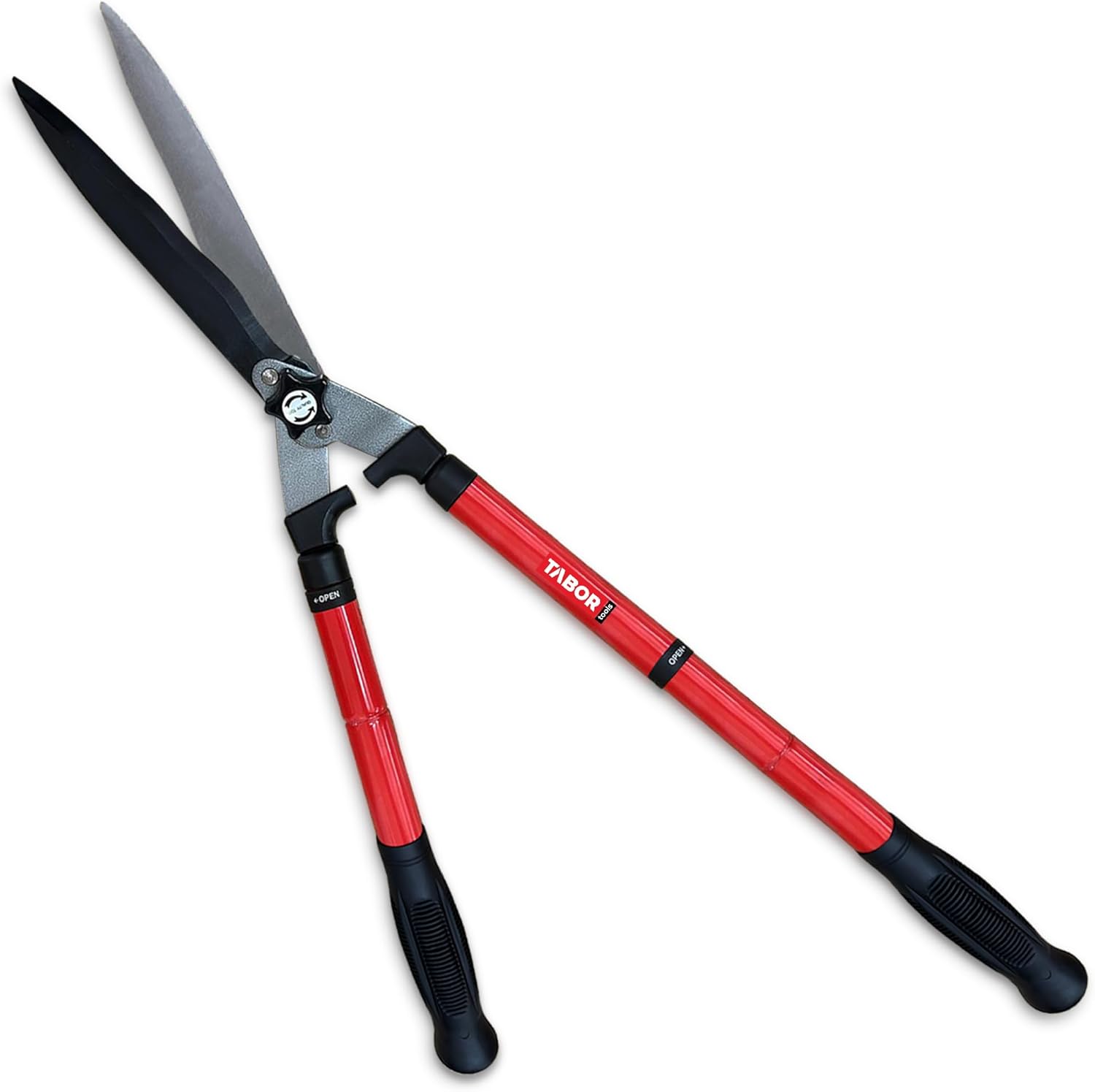 TABOR TOOLS B212A Telescopic Hedge Shears for Precision Trimming