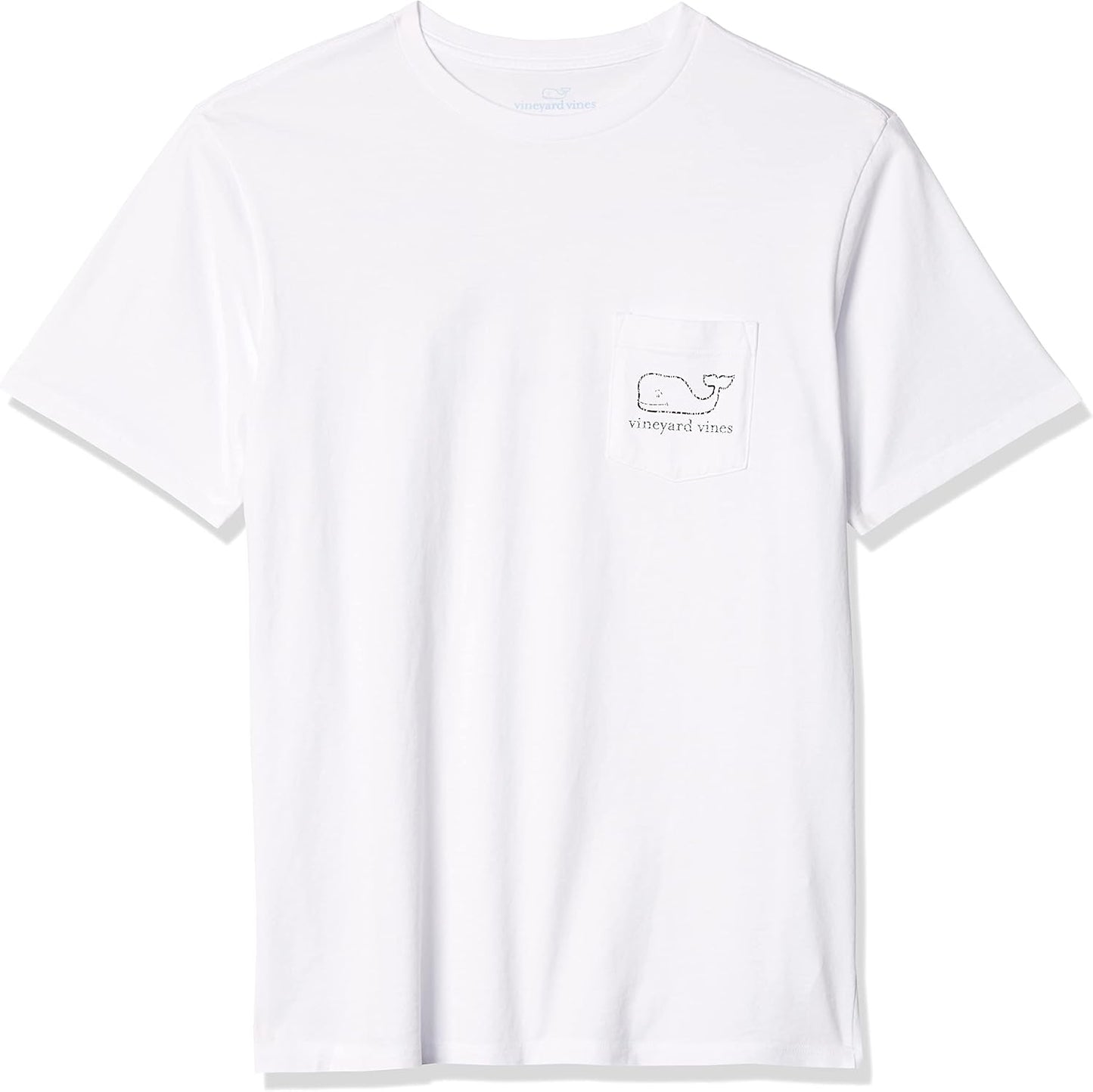 Vintage Whale Pocket Tee for Men - Classic Short-Sleeve Style