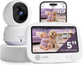 Smart WiFi Baby Monitor 5ft 1080P Split Screen & 2K Camera - Reliable