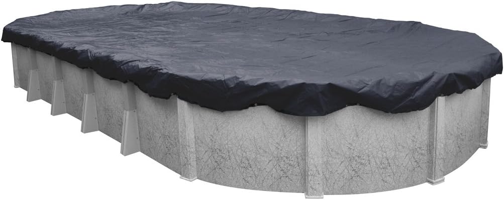 Robelle 18 x 33 ft Blue Winter Oval Pool Cover for Protection