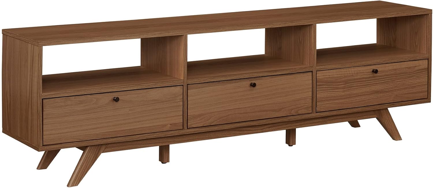 Mid Century Modern TV Stand for 85 TVs - Mocha