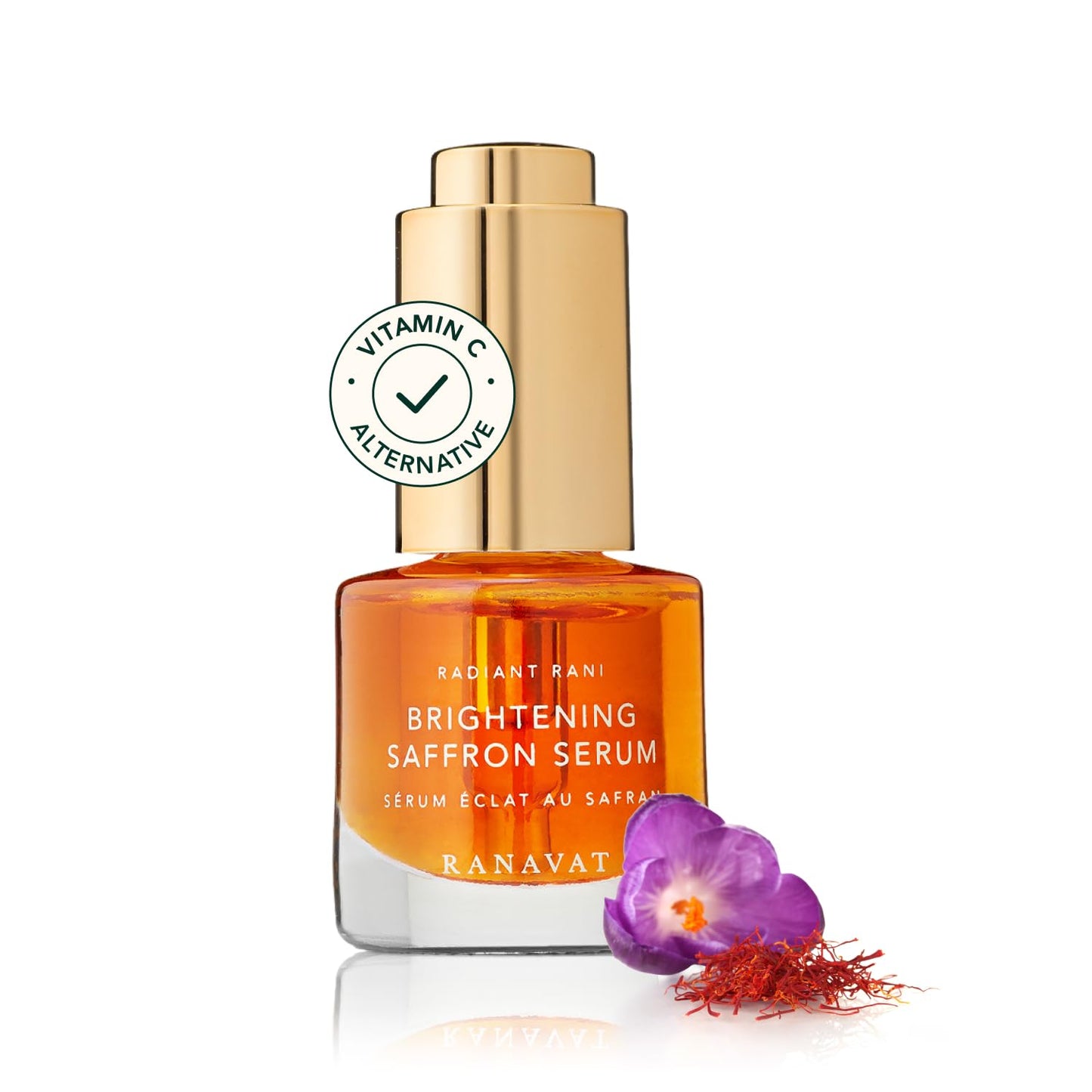 Brightening Saffron Serum for Dark Spot Correction and Glow