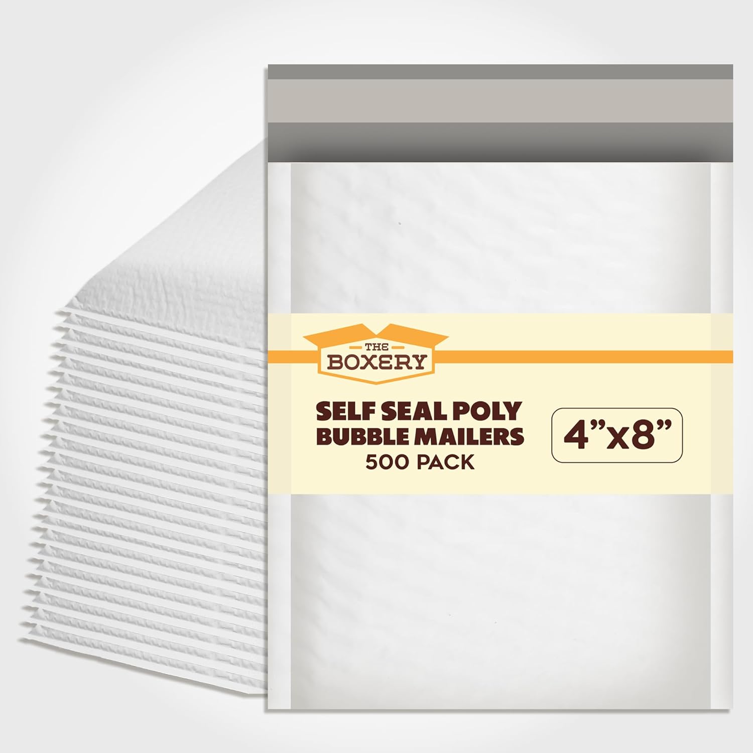 4x8 Poly Bubble Mailers - Self Seal Waterproof Shipping Bags