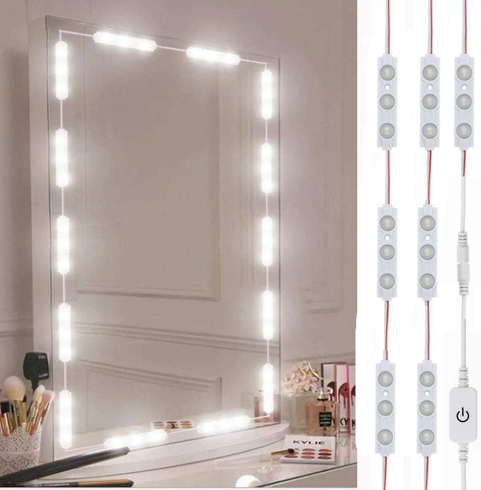 Hollywood Style LED Vanity Lights - 10ft Bright Strip, Dimmable Touch Control