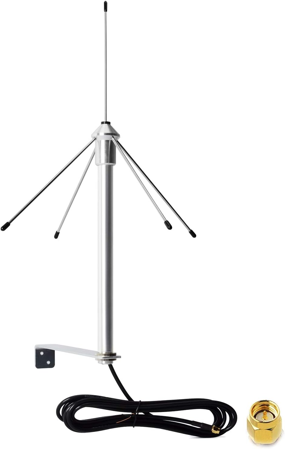 HYS 433Mhz Omni Antenna with 3M RG58 Coaxial Cable and Bracket