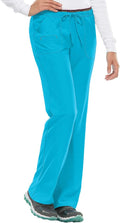 Women Scrubs Pant Low Rise Drawstring - Flare Leg Fit