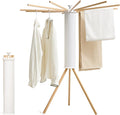 Tripod Clothes Drying Rack with 12 Rods - Foldable Space Saver