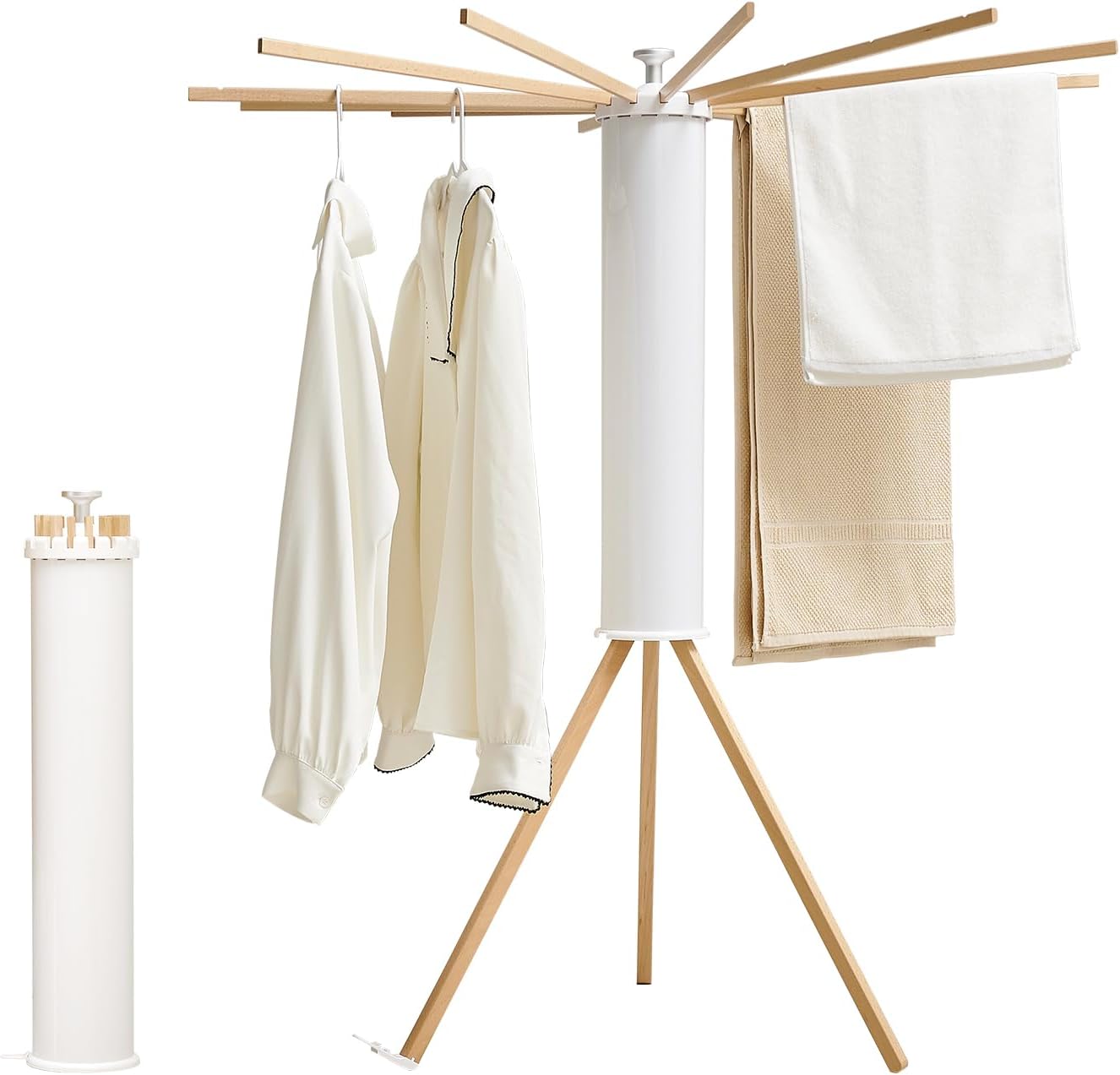 JOOM Tripod Clothes Drying Rack - Portable Foldable Laundry Solution