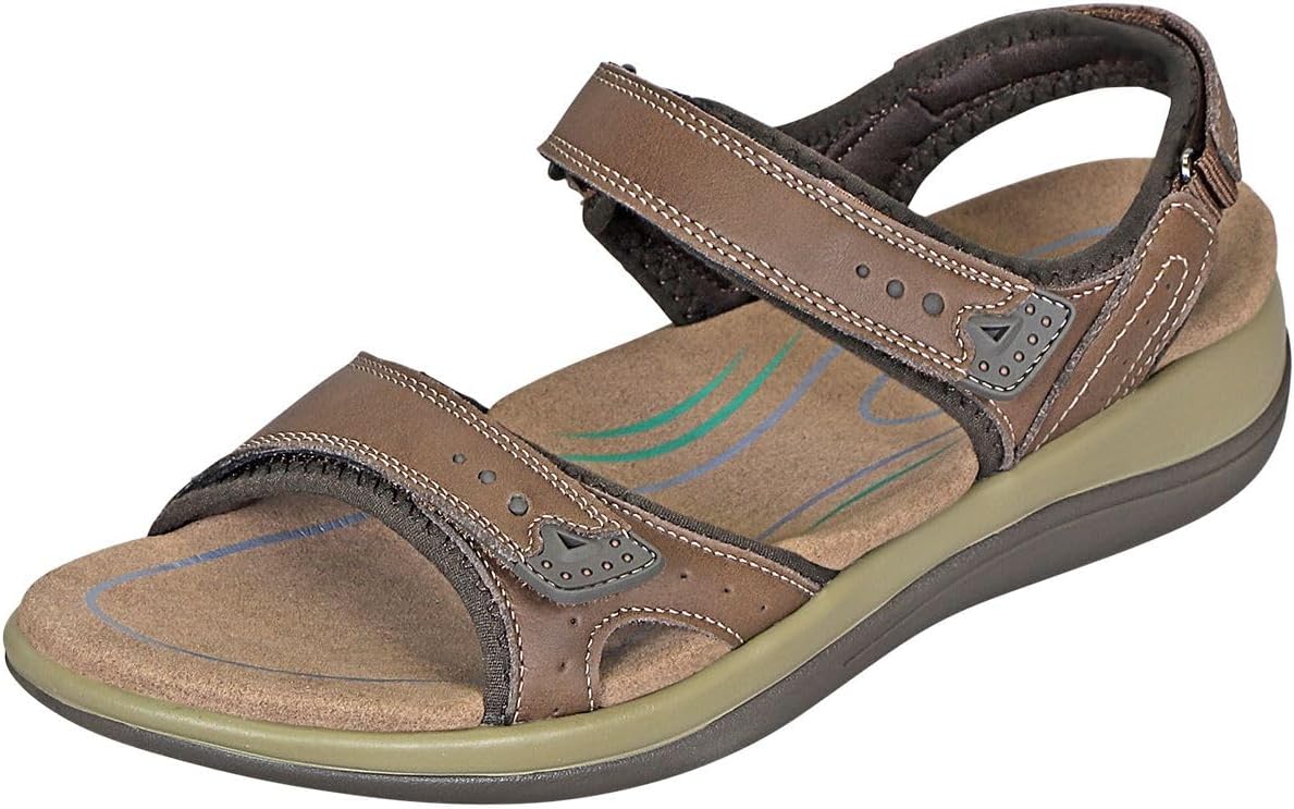Orthopedic Leather Malibu Adjustable Sandals for Women