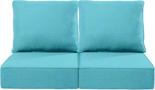 Luxury 24x24x6 Inch Outdoor Seat Cushions for Patio Chairs