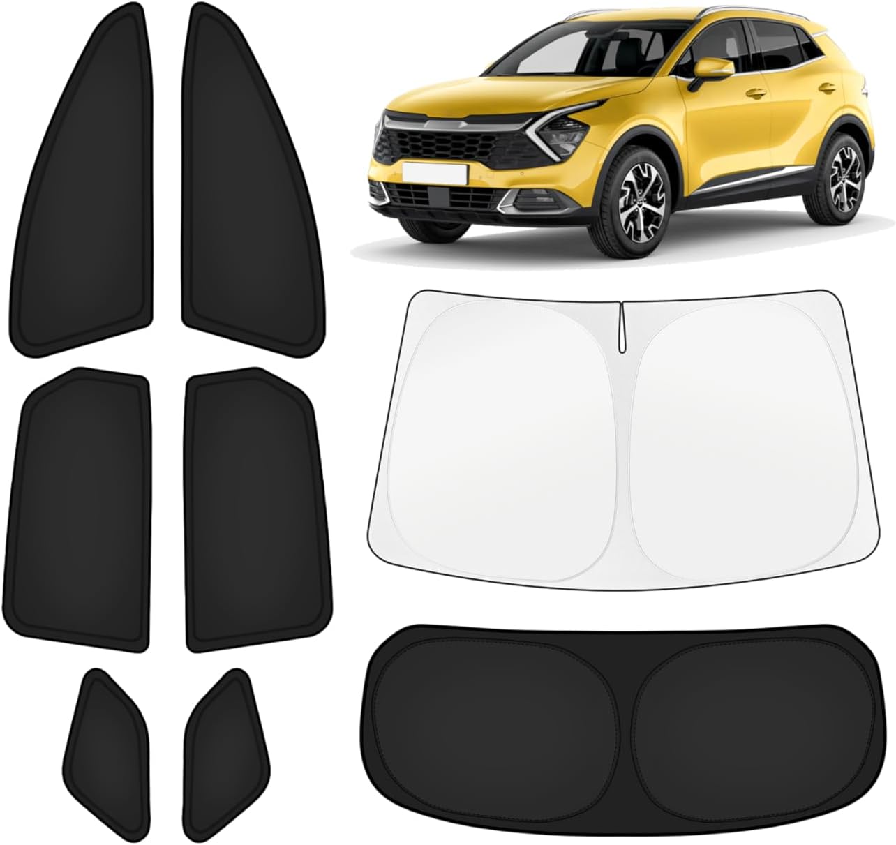 KUST Car Window Shades for Kia Sportage 2023-2026 Full Set