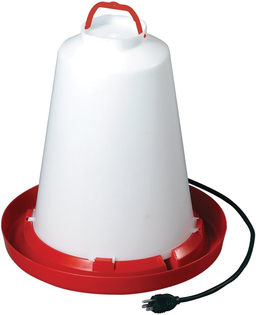 API 3.3-Gallon Heated Chicken Waterer - Keeps Water from Freezing!