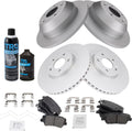 Front and Rear Brake Pad & Rotor Kit Compatible with 2017-2018 Hyundai