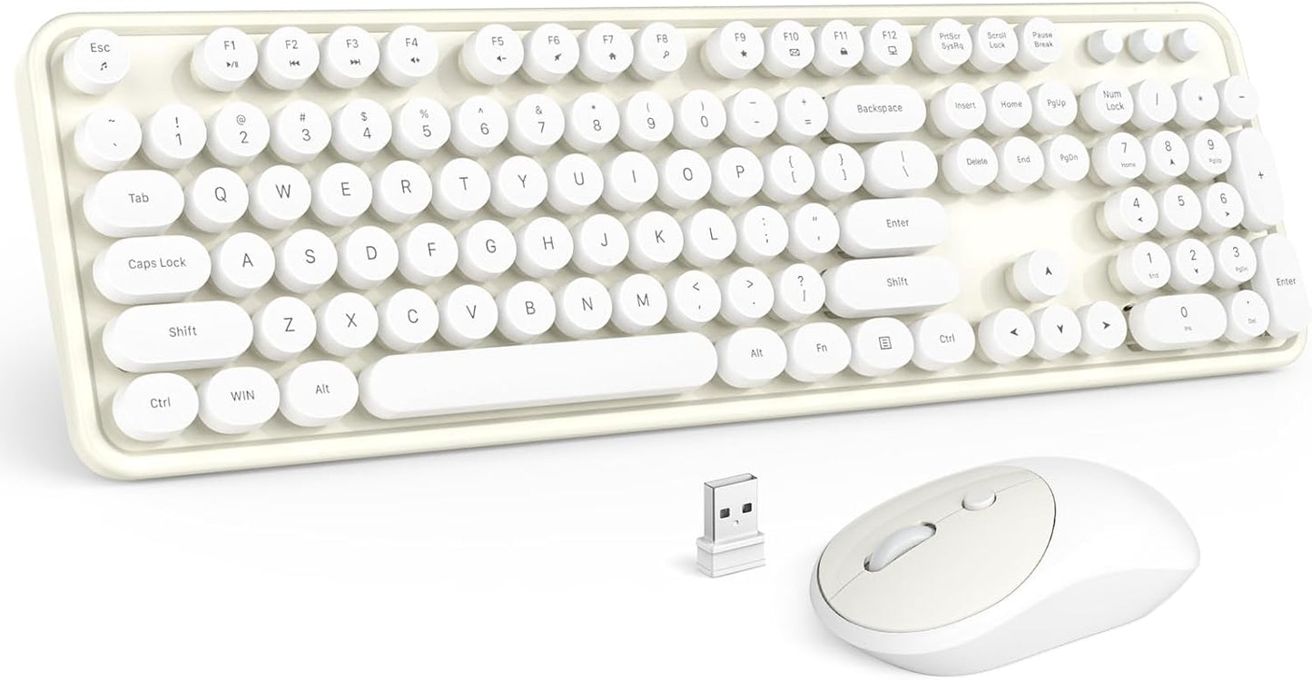 MOFII Wireless Keyboard and Mouse Combo for PC and Laptop Use